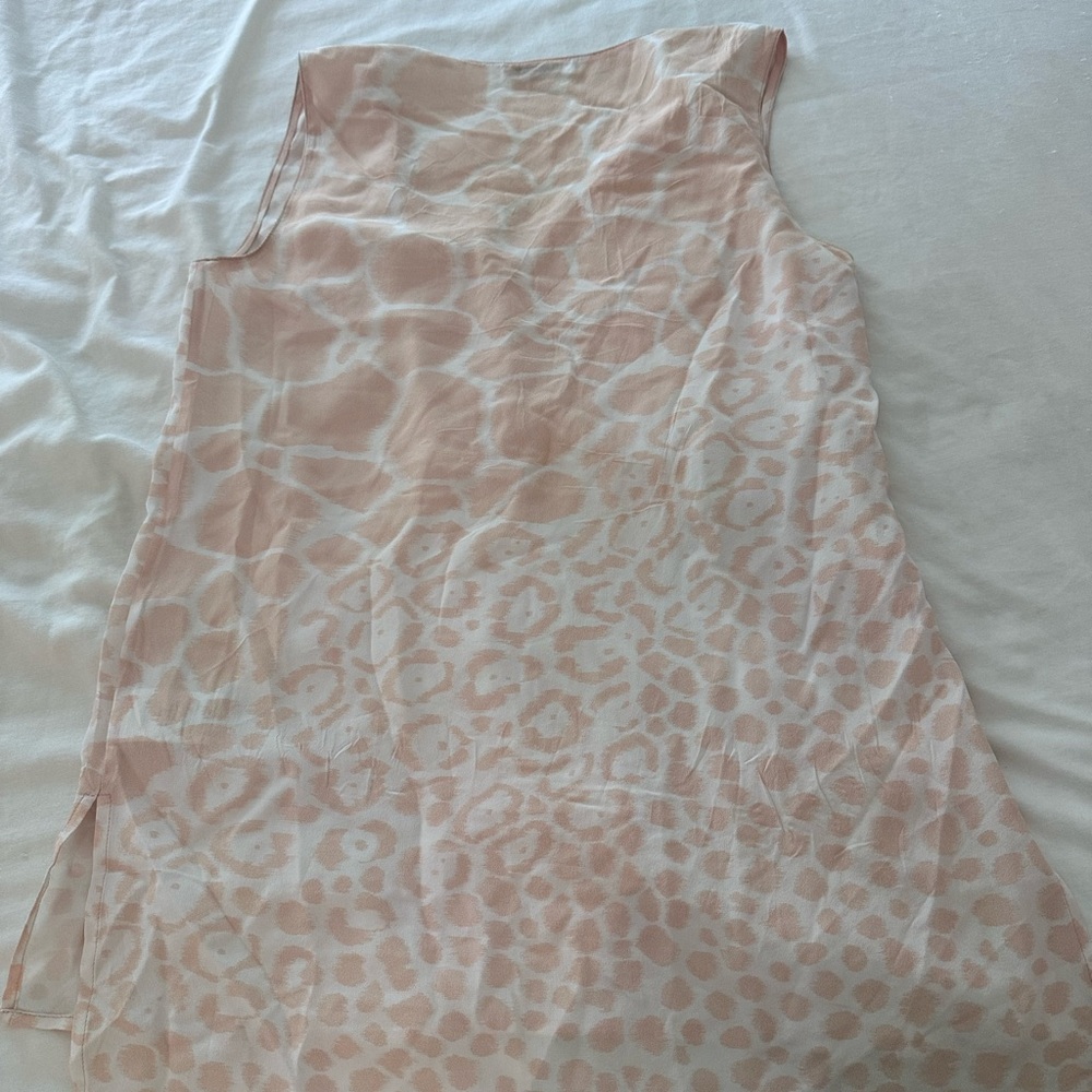 Equipment cheetah print tank top